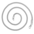 thumbnail image 3 of Crucible Jewelry Men's Rounded Franco Chain Stainless Steel Necklace (5mm) - 24", 3 of 5