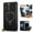 Black, variant on For Apple iPhone 16 Pro (6.3") Hybrid Bumper Invisible Stand Compatible with Magsafe 360° Ring Kickstand Shockproof Phone Case Cover by Xpression - Black