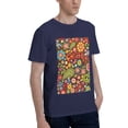 thumbnail image 2 of Bingfone Hippie Peace Love Men'S Loose Fit Short-Sleeve Pocket T-Shirt, 2 of 7