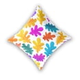 thumbnail image 2 of Oak Leaves with Cute Colors Throw Pillow Covers Pillowcases 18 x 18 Inch Home Decor 2 Packs for Bedroom Sofa, 2 of 6