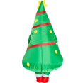 thumbnail image 3 of Disfraz inflable de árbol de Navidad BRILLAR accesorios para muñecos de Papá Noel Rojo Verde, 3 of 5