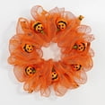 thumbnail image 6 of Niusricy Halloween Decoration Pumpkin Wreath Hanging Front Door Garland with Light for Wall Outdoor Decorations Party Supplies, 6 of 8