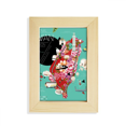 thumbnail image 1 of Impression Traditionnelle de Taïwan Cadre Photo de Bureau Peinture d'Art 5x7 Pouces, 1 of 3