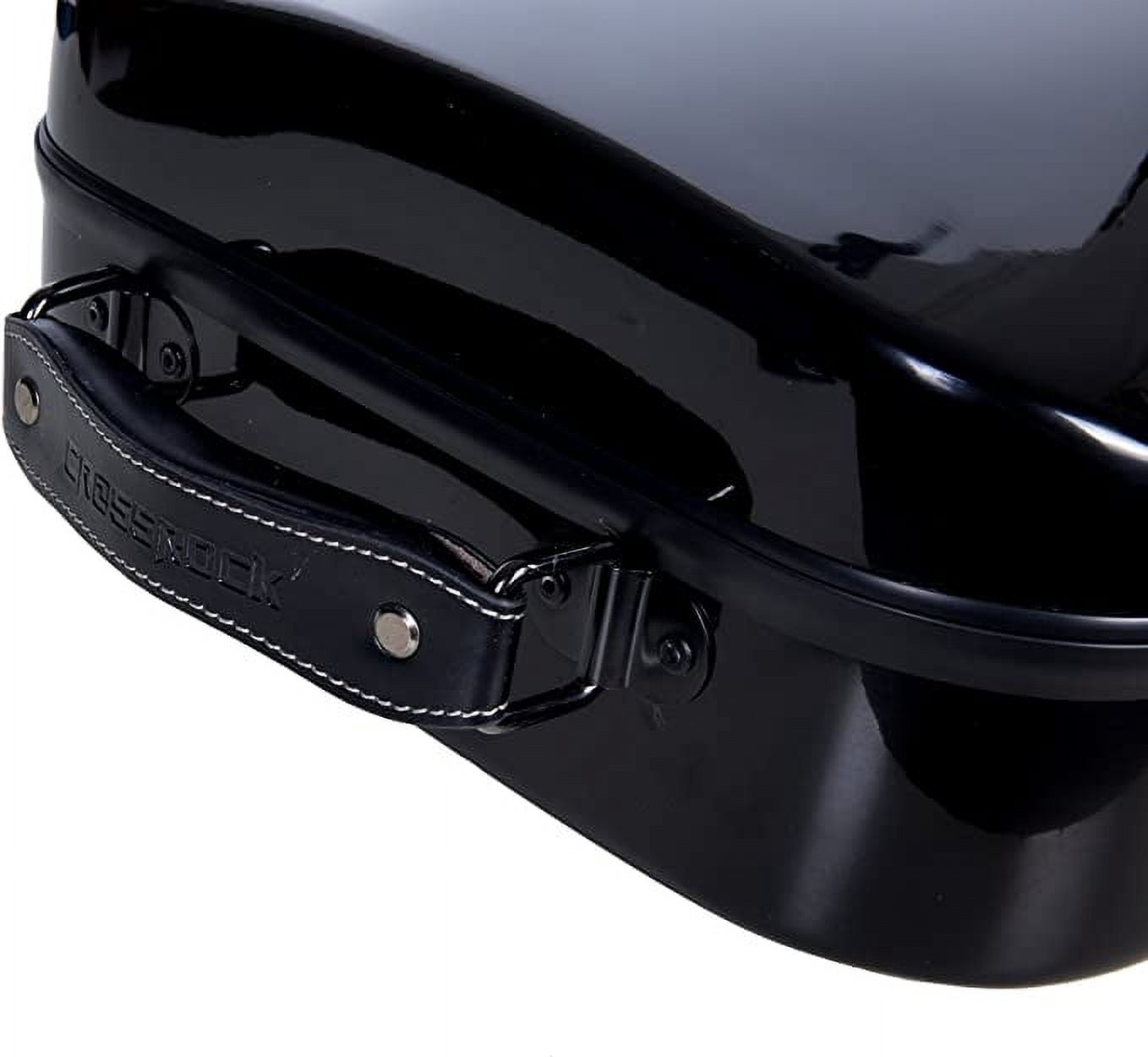Crossrock Fiberglass Double Case for Two Full-Size Violins with TSA Lock