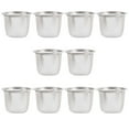 thumbnail image 4 of 10 Uds colador de té de acero inoxidable colador de té de malla fina filtro de té de Metal infusor de té HOMEMAXS 15839204-MX, 4 of 7