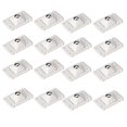 thumbnail image 1 of 16 Pcs Self Adhesive Wheels For Storage Boxes Rotation Stainless Steel Pulley Ball Casters 4.5 X 2., 1 of 5