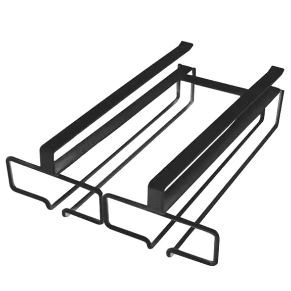 vnanda Practical Wine Glass Storage Solution Stainless Steel Cup Holder for Wall Easy Install Durable Space-saving Heavy Duty Rack