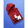 thumbnail image 3 of Llama, My Spirit Animal Hoodie Women -SPIdeals Designs, Female Medium, 3 of 4