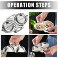 thumbnail image 4 of Stainless Steel Ravioli Double Dumpling Press Dumpling Wrappers Dough Pastrys Making For Kitchen, 4 of 9
