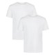 thumbnail image 1 of Under Armour Camiseta para hombre, pack de 2 – Performance Cotton Undershirts, lisa, cuello redondo, stretch Blanco 2XL (XX-Large), 1 of 5