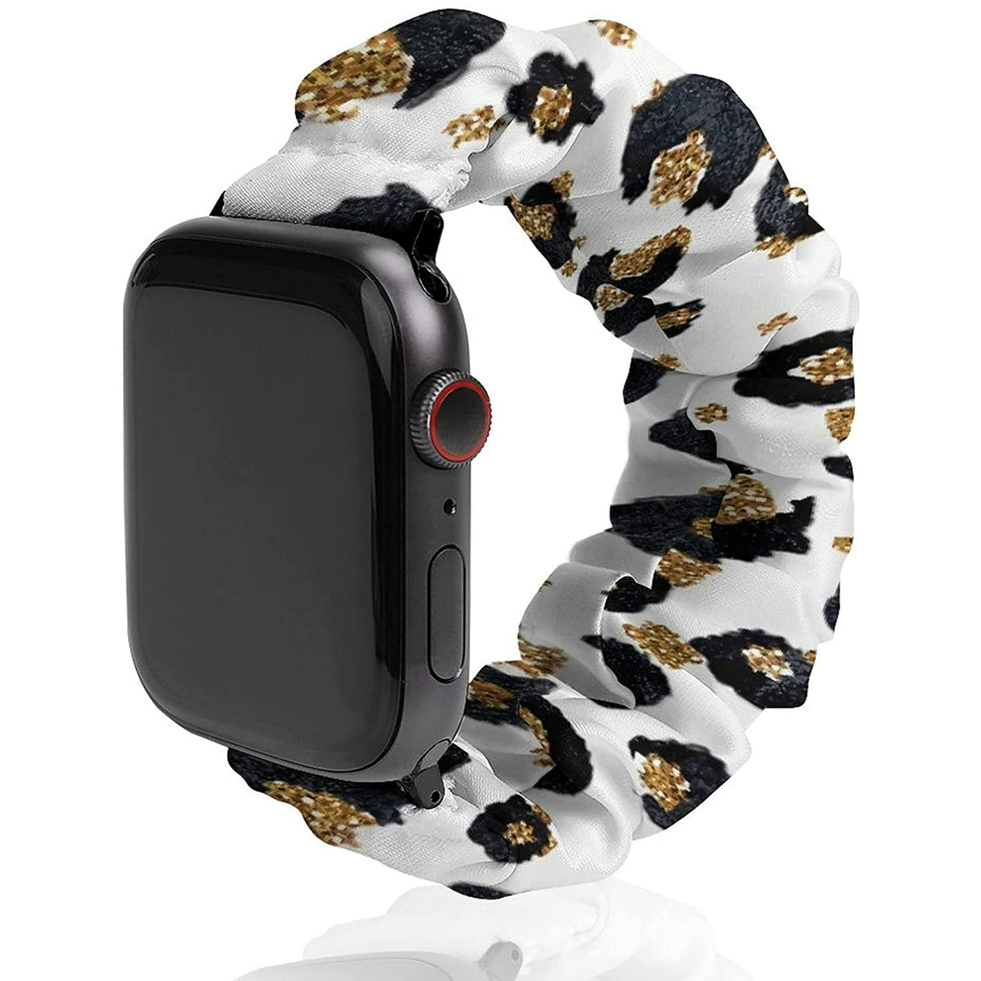 Elegant Gold Glitter Black Leopard Animal Print Compatible with Apple Watch Bands Scrunchies 38mm 40mm 42mm 44mm Women Cloth Pattern Printed Wristbands Straps Elastic Band for iWatch | Walmart Canada Elegant Gold Glitter Black Leopard Animal Print Compatible with Apple Watch Bands Scrunchies 38mm 40mm 42mm 44mm Women Cloth Pattern Printed Wristbands Straps Elastic Band for iWatch | Walmart Canada