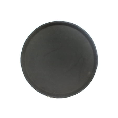 

11 Round Tray Black Fiberglass