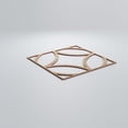 thumbnail image 3 of Ekena Millwork 15 3/8"W x 15 3/8"H x 1/4"T Medium Crosby Decorative Fretwork Wood Wall Panels, Red Oak, 3 of 14