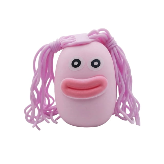 Moonsky Cabeza de fideo creativa, lenta recuperación, cara divertida, alivia tensión rápidamente, Juguete antiestres Squishy, Juguetes para ansiedad Adultos