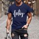 thumbnail image 5 of Camiseta de Manga Corta Impresa de Estilo Masculino, Tops Cortos para las Mujeres Pullover Casual Primavera Verano Uso Diario, 5 of 5