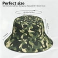 thumbnail image 3 of Camouflage Bucket Hat, Personalized Acrylic Fisherman Hat, Soft and Warm Casual Outdoor Cap for Daily Wear, 3 of 6