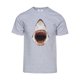 thumbnail image 1 of Camiseta de manga corta de ataque de tiburón para hombre - Gris de Heather - 2X-Large Gravity Trading Camiseta de manga corta, 1 of 1