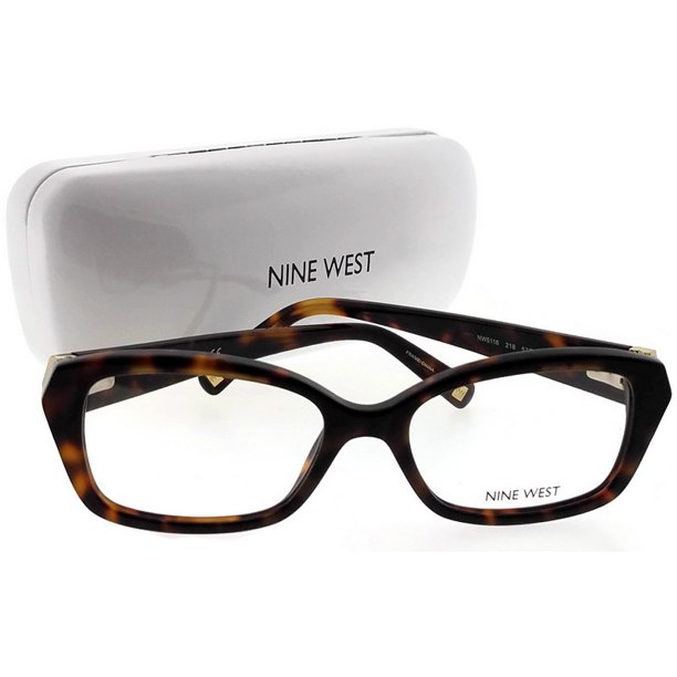 Nine West NW511621852 Rectangle Women’s Tortoise Frame Clear Lens
