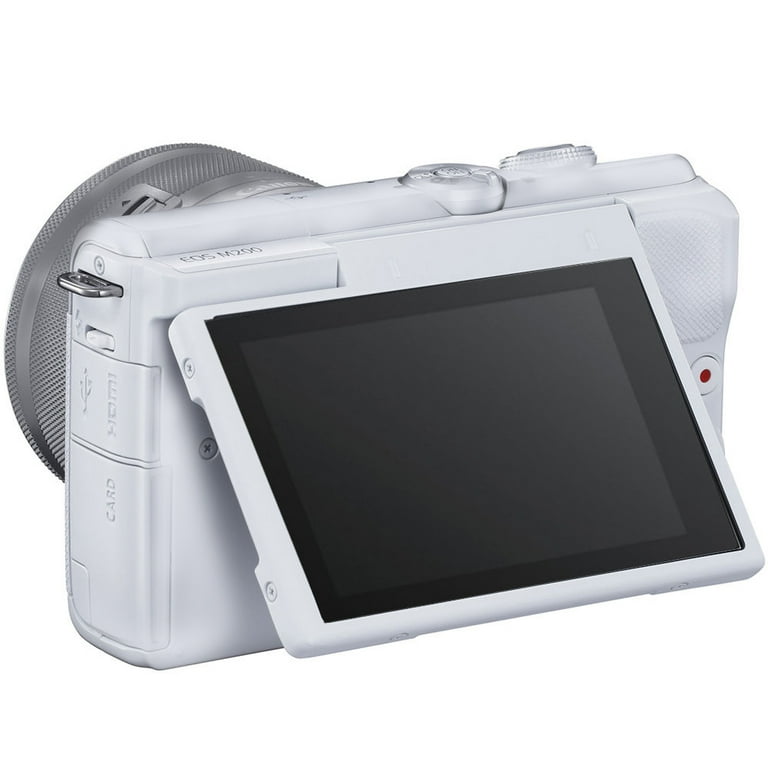 Canon EOS M200 Camera: 15-45mm Lens, 4K Video, Wi-Fi & Bluetooth
