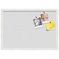 thumbnail image 2 of PinPix 26x18 Custom Cork Bulletin Board Grey Diamond Poster Board Has a Fabric Style Canvas Finish, Framed in Grey Diamond, by ArtToFrames (PinPix-126), 2 of 6