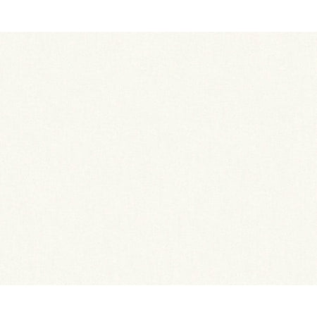 Concord Wallcoverings Textured Wallpaper Plain Featuring Solid Wall, White, 21 In x 33 Ft (56 sq. ft), 347213