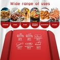 thumbnail image 2 of Intexca 4QT Air Fryer , 1400W, Panier Antiadhésif (Rouge), 2 of 5