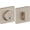 Lifetime Satin Nickel, variant on Baldwin 8220LL190BT Gramercy Square Level Deadbolt - Black