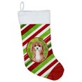 thumbnail image 1 of Carolines Treasures CK4099CS Cavapoo Christmas Candy Stripe Christmas Stocking, 1 of 2