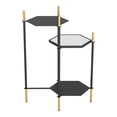 thumbnail image 2 of William Side Table Gold and Black, 2 of 5