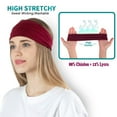 thumbnail image 3 of GIXUSIL 10Pcs Sport Headbands for Women, Sweat Head Bands ，Elastic Soft Fabric Non-Slip Hair Bands Hair Warp for Daily Workout Yoga Running Sports(Multicolor), 3 of 9