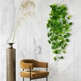 thumbnail image 6 of HengDidi 100cm Long Artificial Vines Leaves Fake Hanging Plants Silk Tree Leafs Green Bamboo Winding Rattan for Home Garden Wedding Decor, 6 of 7