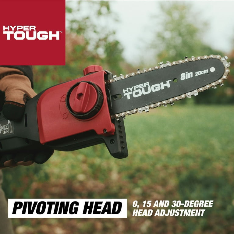 Free Shipping! Hyper Tough Cordless Pole Saw 20V Max 8-Inch