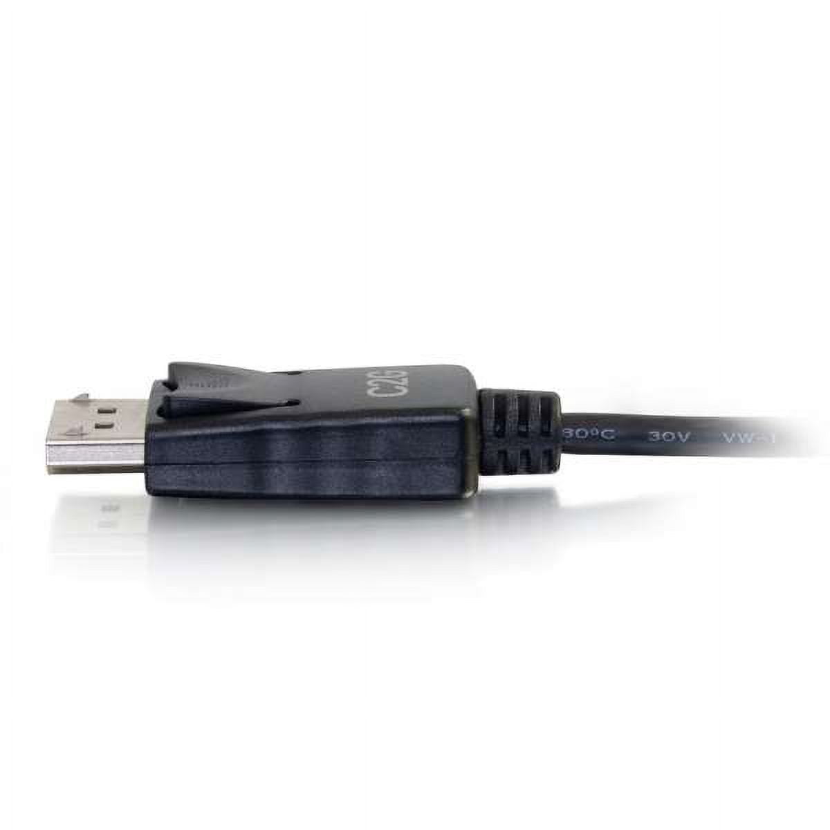 C2g 3ft Usb C To Displayport Cable - 4k 30hz - External Video Adapter - Usb-c - Displayport - Black