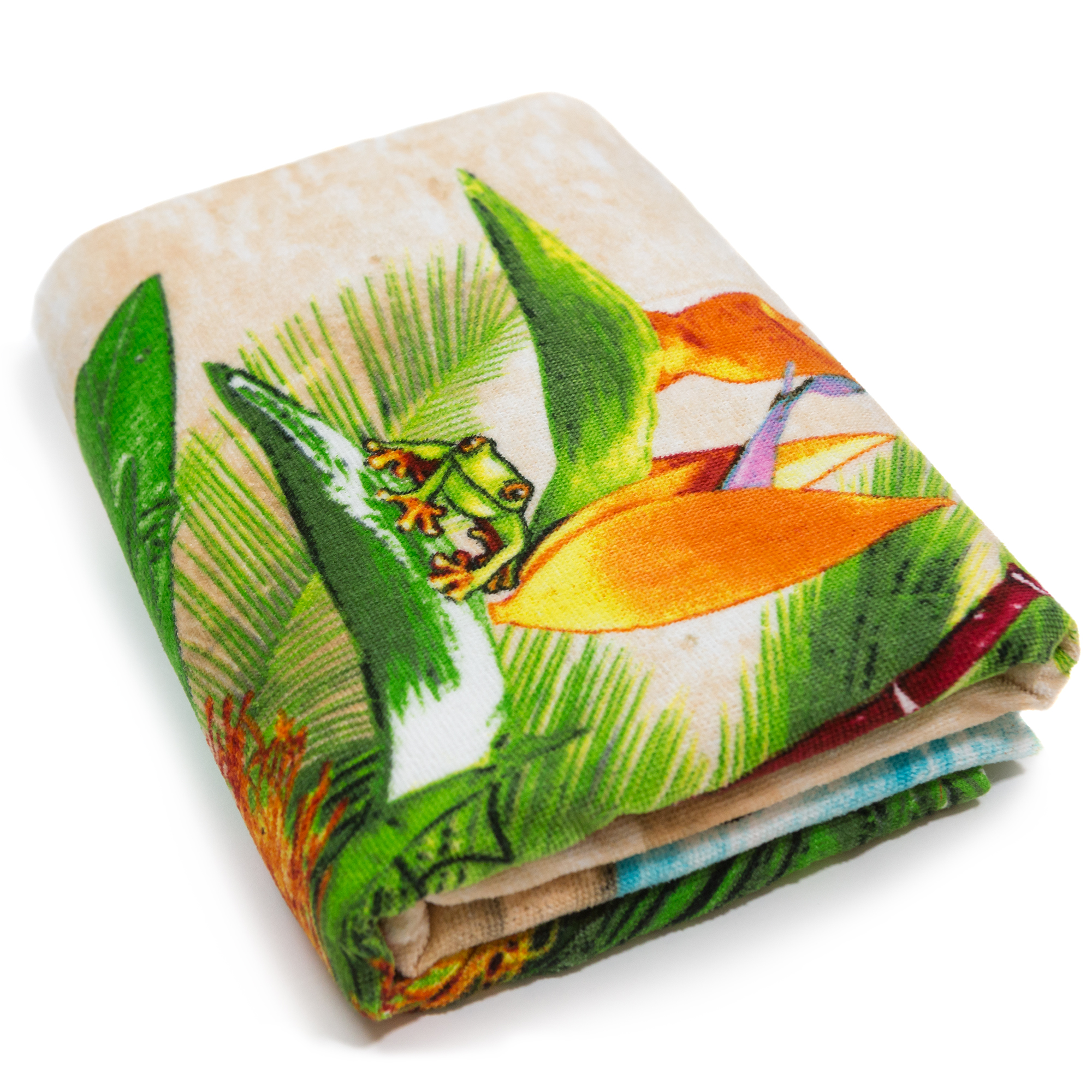 Florida Beach Blanket 54 x 68 inch Beach Towel 100% Cotton Family Size