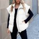 thumbnail image 4 of Sudadera con capucha y manga larga para mujer, con cuello de cremallera y abrigo, 4 of 9
