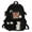 Black (badge + card + bear), variant on Vintage Solid Color Fresh Backpack Casual School Bag Cute Backpack