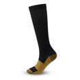 thumbnail image 1 of Calcetines de compresión deportivos de color sólido, calcetines elásticos, calcetines de compresión de iones de cobre, calcetines de ciclismo para exteriores, 1 of 6