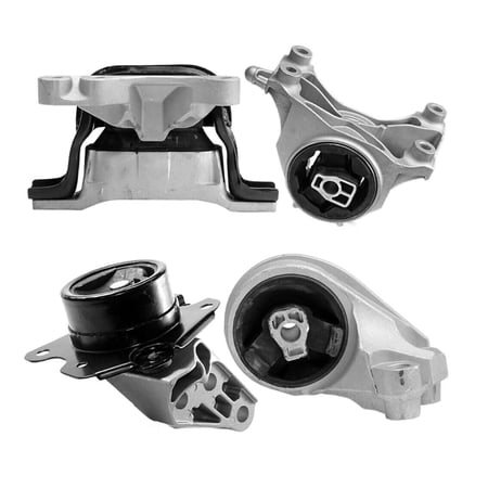 4M Auto Parts Front Left Rear Left Left Transmission Mounts & Hydraulic Right Engine Mount 4PCS Part. 3301 3339 3269 3263
