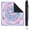 Pink Blue Purple, variant on Mahjong Mat for Table with Carrying Bag & 3 Dice, Blue Red Floral 31.5"x31.5" Square Rubber Mahjong Table Cover, Non-Slip & Noise Reduction Gaming Mat for Mah Jongg, Poker, Dominoes & Tile Games