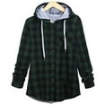 thumbnail image 1 of Cardigan à Capuche à Manches Longues Décontracté pour Femmes Automne Printemps avec Poche, 1 of 2