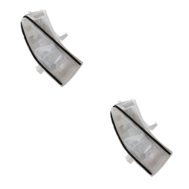 Riwesomey Luz de espejo retrovisor para coche, lámpara de señal de advertencia de giro para vehículo, accesorios de iluminación modificados, Derecha 2piezas