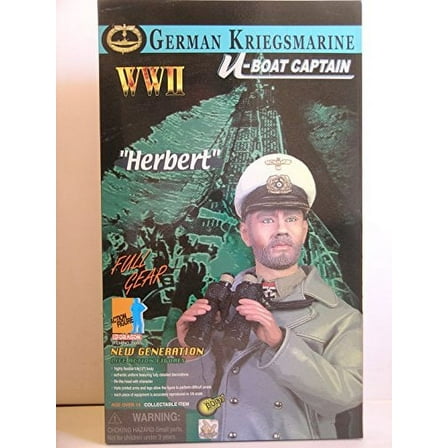 dragon 12" WWII u boat captain herbert