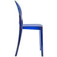 thumbnail image 4 of Modway Casper Chaises de Salle à Manger Empilables Modernes en Acrylique Bleu, 4 of 7