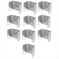 thumbnail image 1 of Clips para Paneles de Cerca, Soportes de Clip en U para Postes de Madera, Cercas Seguras o Paneles de Reparación, Clips Galvanizados de 32 mm., 1 of 6