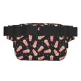 thumbnail image 3 of Balery Popcorn Mochila Cinturón para Mujeres y Hombres, Bolsa de Cintura Impermeable de Doble Capa con Correa, 3 of 9