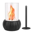 thumbnail image 1 of Advancent Base de acero ligera moderada de la chimenea del etanol del gel para la decoración interior y exterior segura carpas Negro, 1 of 6