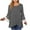 Gray, variant on Tunic Tops for Women Asymmetrical Split Hem Hollow out Layered Long Sleeve Loose Fit Blouses Dressy Casual Dressy Tunic Tops Gray XXL