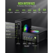 GMKtec Gaming PC, K11 AMD Ryzen 9 8945HS(8C/16T, Up to 5.2GHz), 32GB DDR5 RAM 1TB Mini Desktop Computer, USB4x2, Oculink, Dual NIC 2.5GbE LAN