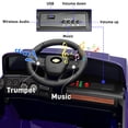thumbnail image 2 of Chevrolet Cheyenne 24 Volt Ride on Toys with Remote, Ride on Truck for Big Kids 3-8 Years, Wisairt Power Car Wheels with 2 Seater, Blue-Purple, 2 of 11