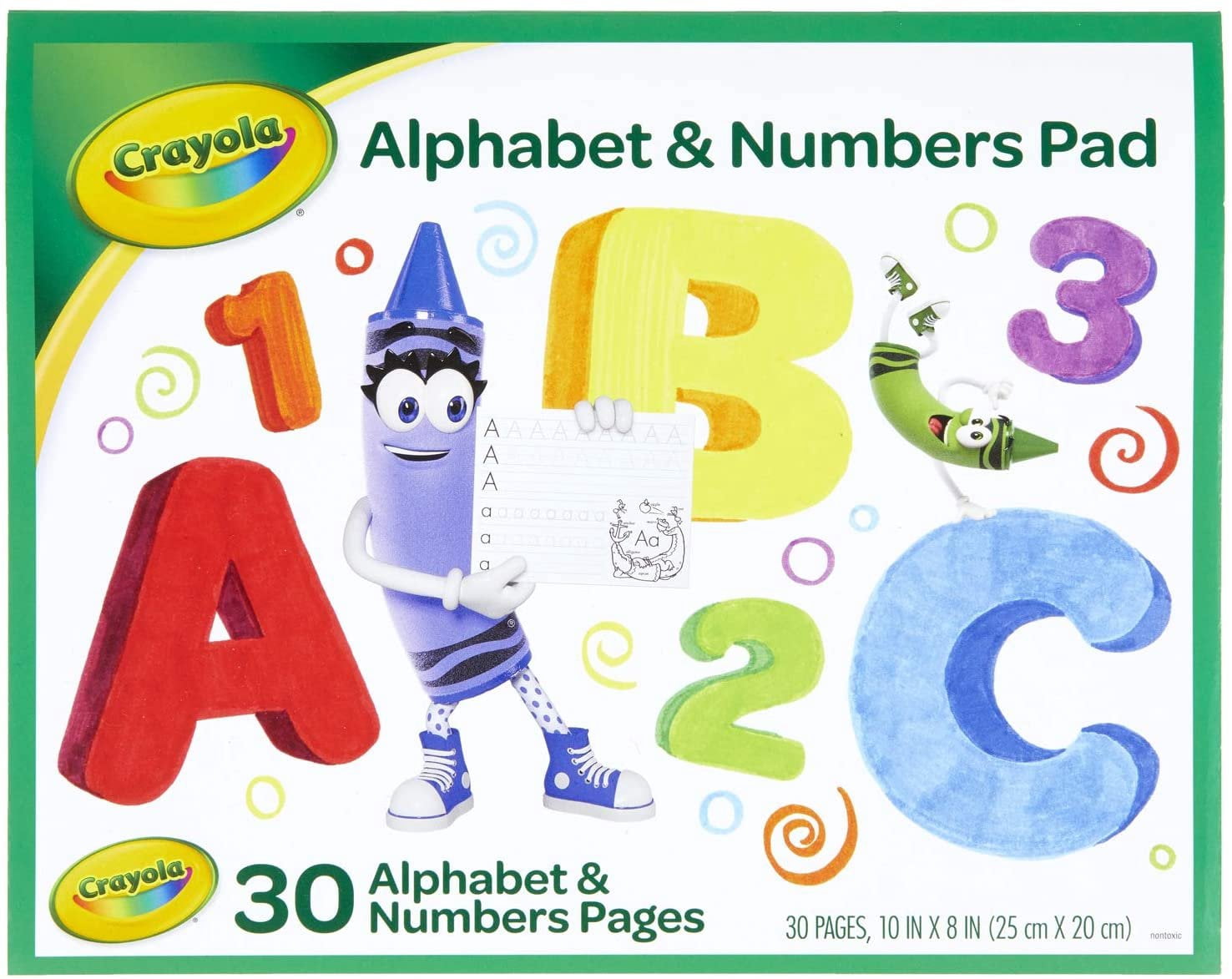 Crayola® Alphabet & Numbers Pad, Pack of 12